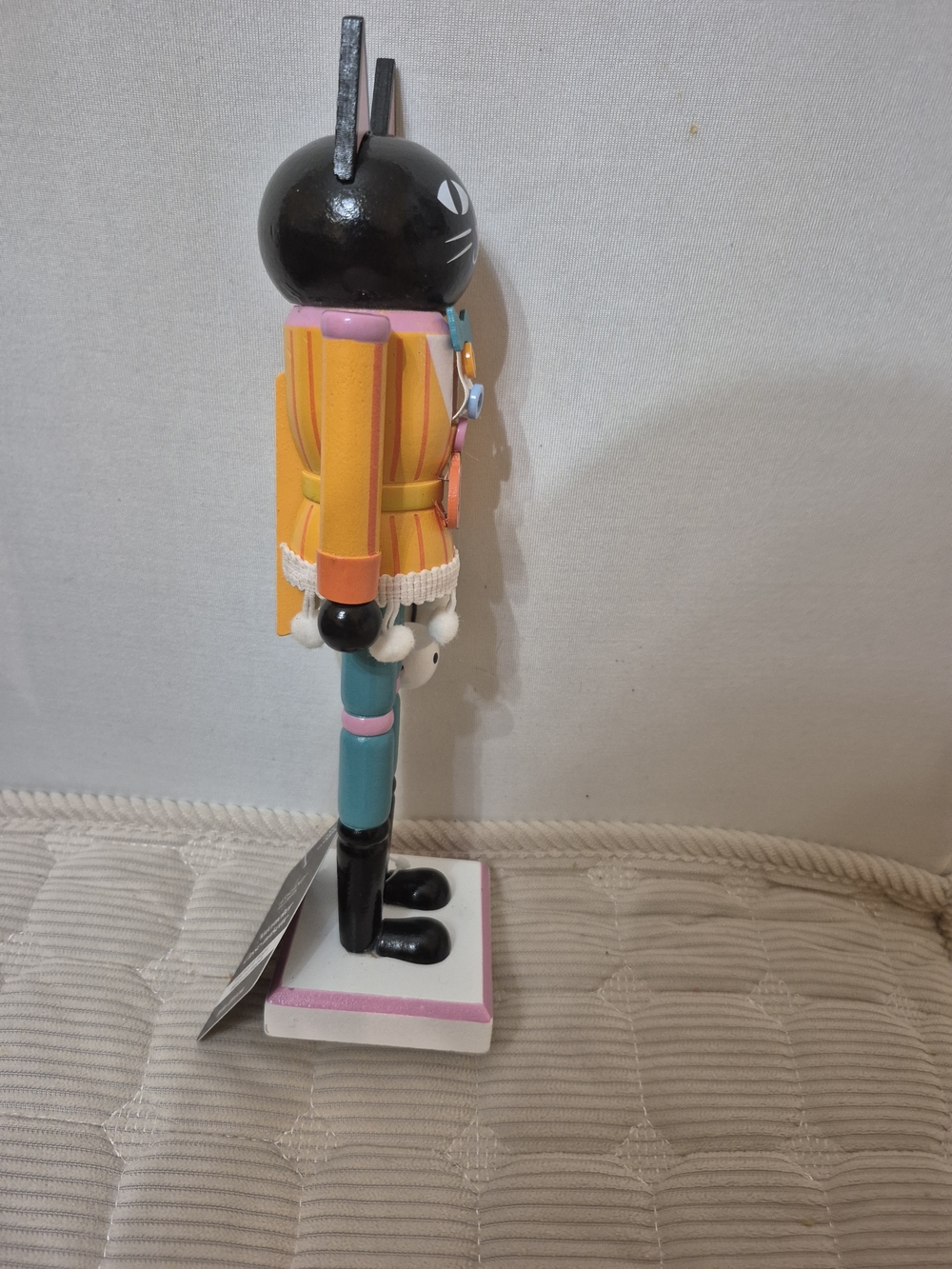 Black Cat Halloween Nutcracker Figurine - Decorative Home Accent - Picture 4 of 4